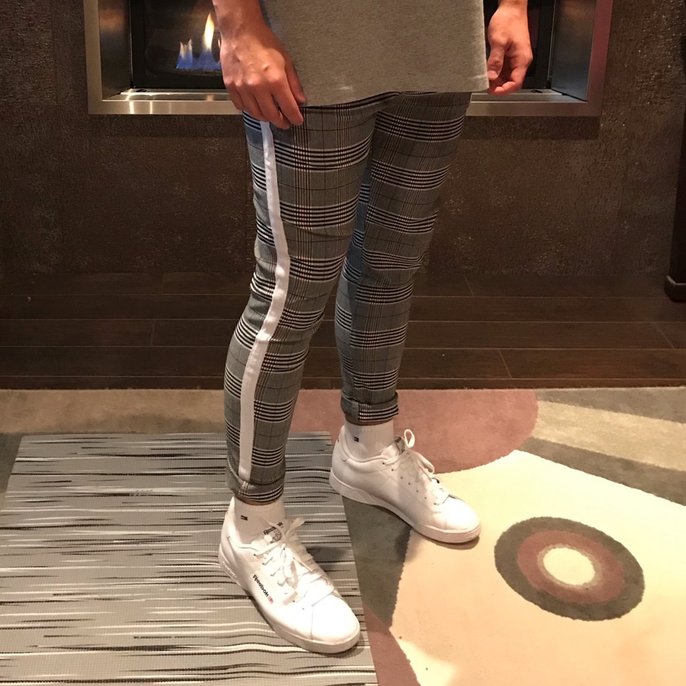NWOT plaid chinos